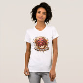 "Vogels is het woord" Thanksgiving Baby Turkije T-shirt (Voorkant volledig)