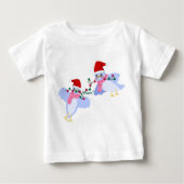 Vogels & Kerstverlichting Baby Jersey (Voorkant)