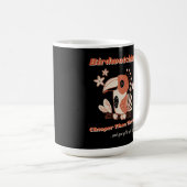 Vogels kijken is goedkoper dan therapie Mok (Voorkant rechts)