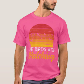 Vogels kijken naar complottheorieën van vogels t-shirt