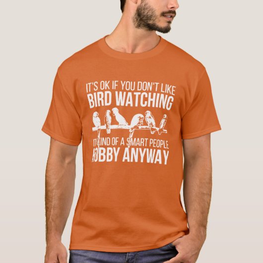 Vogels kijken Pet Bird  T-shirt (Voorkant)