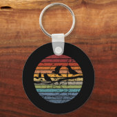 Vogels Kijken Retro Sleutelhanger (Voorkant)