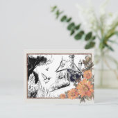 Vogels kleuren Kaarten | Verfbare Briefkaarten© (Staand voorkant)