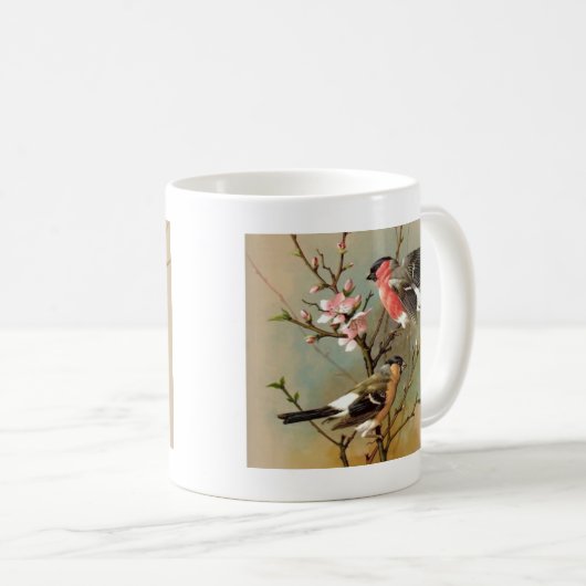 vogels koffiemok (Voorkant rechts)