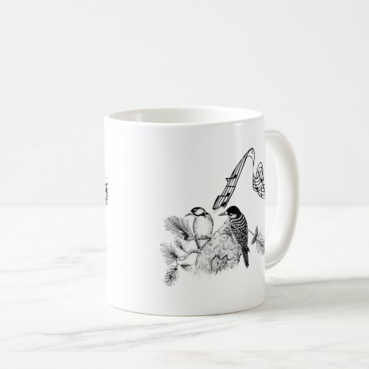  vogels koffiemok (Voorkant rechts)