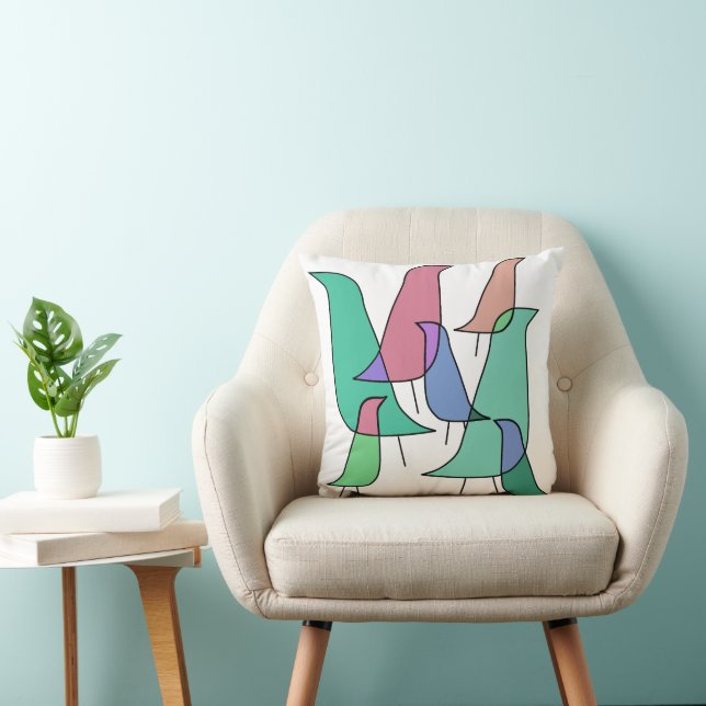 vogels kussen (Stoel)