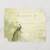  Vogels Lagoon Endive Aged Damask RSVP (Voorkant / Achterkant)