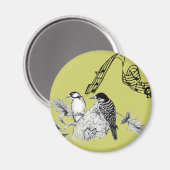 vogels magneet (Voorkant / Achterkant)