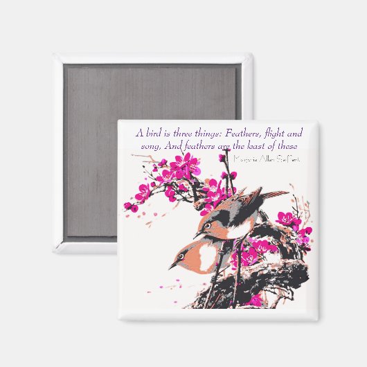 "Vogels" Magnet (Voorkant / Achterkant)