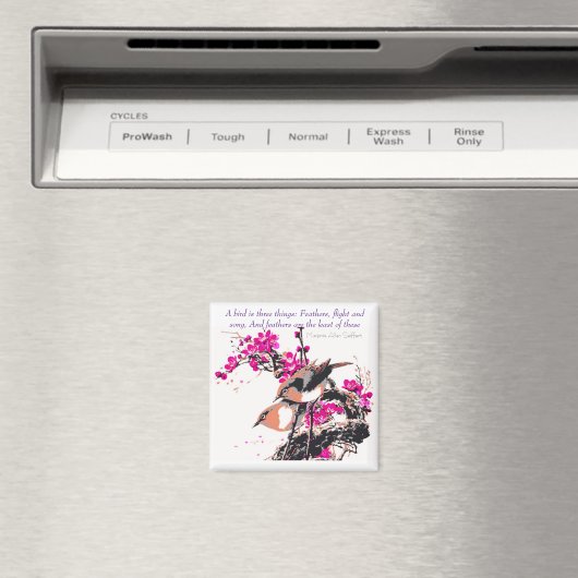 "Vogels" Magnet (Insitu (Vaatwasser))