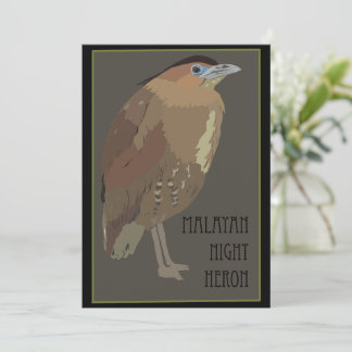 Vogels - Maleisische Nacht Reiger Kaart