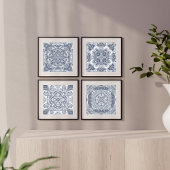 Vogels Mandala Art aangepaste kleur Muurkunst Sets