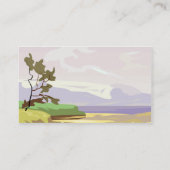 Vogels met banner visitekaartje (Achterkant)