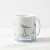 Vogels met blauw koffiemok (Voorkant rechts)