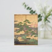 Vogels met de bloemen van de Herfst en van de Briefkaart (Staand voorkant)