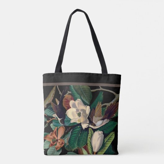 vogels met de Canvas tas van Magnolia (Achterkant)