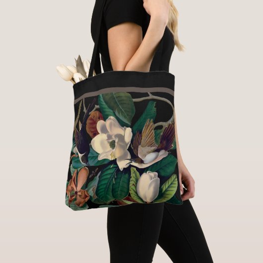 vogels met de Canvas tas van Magnolia (Dichtbij)