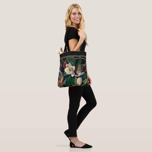 vogels met de Canvas tas van Magnolia (Op model)