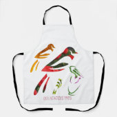 vogels met een griezelig gewicht schort (Voorkant)