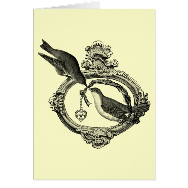  vogels met een hendeltje en cadeautjes (Voorkant)