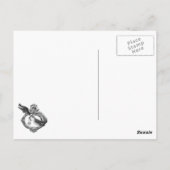 vogels met een hendeltje en cadeautjes briefkaart (Achterkant)