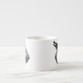 vogels met een hendeltje en cadeautjes espresso kop (Voorkant)