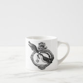 vogels met een hendeltje en cadeautjes espresso kop (Rechts)