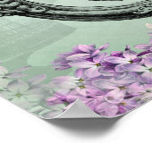  vogels met een hendeltje en cadeautjes poster (Hoek)