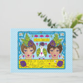 Vogels met een vetorecht van 7 x 5 inch (Staand voorkant)