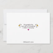 Vogels met een vetorecht van 7 x 5 inch (Achterkant)