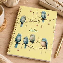 Vogels met Fantasie op Takken Tijdloze Elegantie Planner