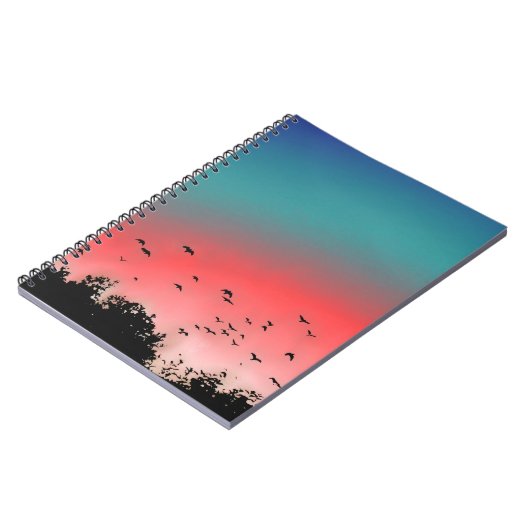 vogels met hoge vlieglengte notitieboek (Linkerzijde)