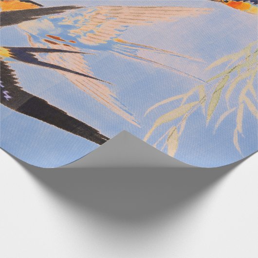 VOGELS MET LILY WRAPPING Paper Cadeaupapier (Hoek)