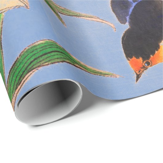 VOGELS MET LILY WRAPPING Paper Cadeaupapier (Rol Hoek)