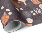 Vogels met petten, decors, dennenpitten met kerstm cadeaupapier (Rol Hoek)