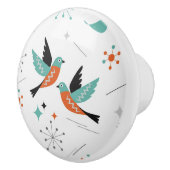 Vogels Modern Midden Eeuw Retro Atoom Keramische Knop (Rechts)