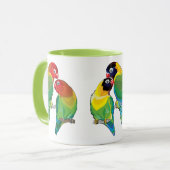 vogels mok (Voorkant links)