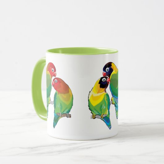 vogels mok (Voorkant links)