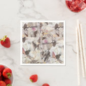 Vogels & Muziek Papier Collage Papier servetten (Insitu)