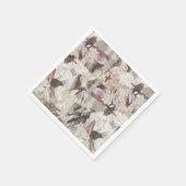 Vogels & Muziek Papier Collage Papier servetten (Hoek)