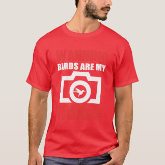 Vogels myarget Wildlife Fotograaf Gift retro T-shirt
