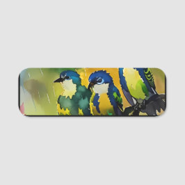 vogels naamplaatje