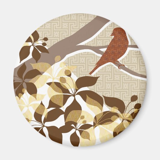 Vogels & Natuur Design3 Magnet (Voorkant)