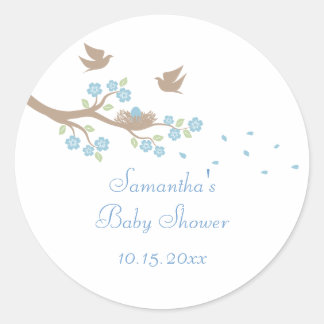 Vogels Nest Baby shower Sticker