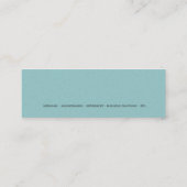 Vogels Nesting Natuur Wedding Events Planning Mini Visitekaartje (Achterkant)