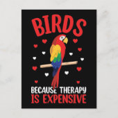 Vogels omdat de therapie duur is briefkaart (Voorkant)