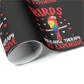 Vogels omdat de therapie duur is cadeaupapier (Rol Hoek)