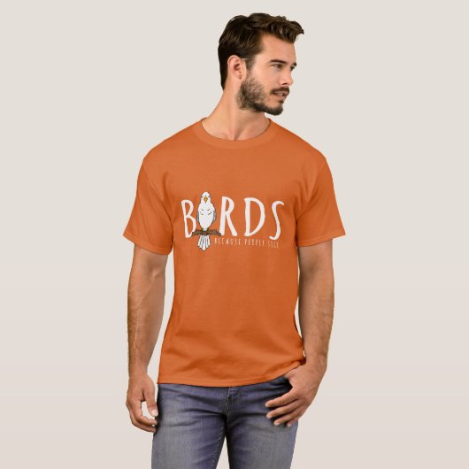 Vogels omdat mensen jongen zuigen t-shirt (Voorkant volledig)