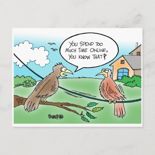 Vogels online postkaarten (Voorkant)