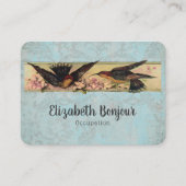 Vogels ontmoeten PAPIER, KLEUR- EN GROOTTEOPTIES - Visitekaartje (Voorkant)